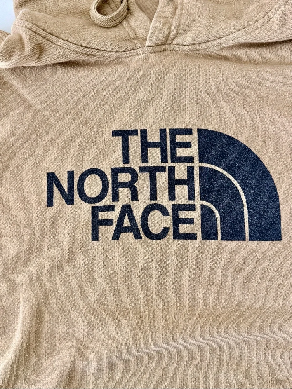 The North Face Men’s Half Dome Fleece Pullover Hoodie Tan Beige Size Medium
